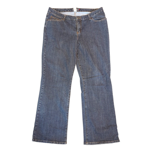 VENEZIA Retro Right Fit Jean Red Triangle 3 Average Bootcut Plus 18 - Picture 1 of 8